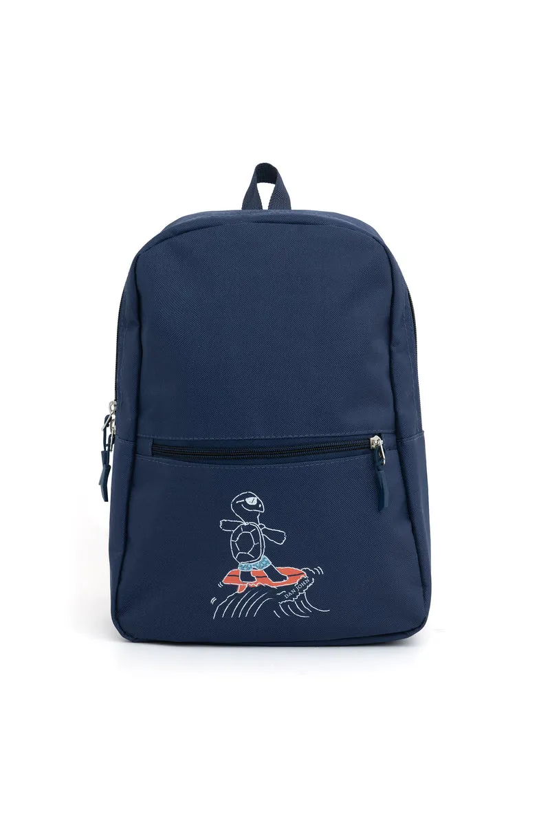 Zaino tecnico con stampa blu Kids