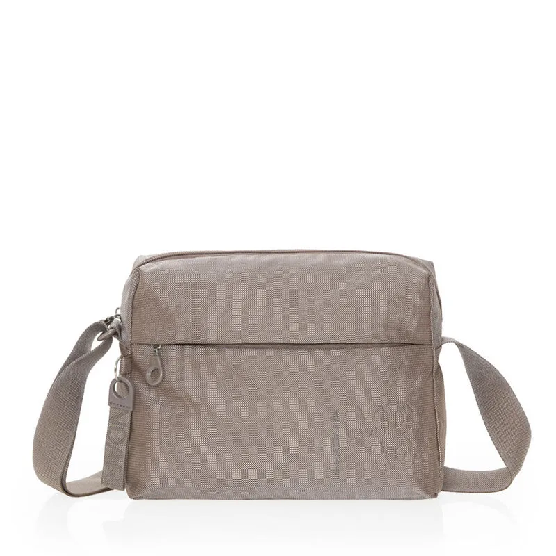 Borsa Donna a Tracolla Media MANDARINA DUCK linea MD20 in Tessuto Taupe