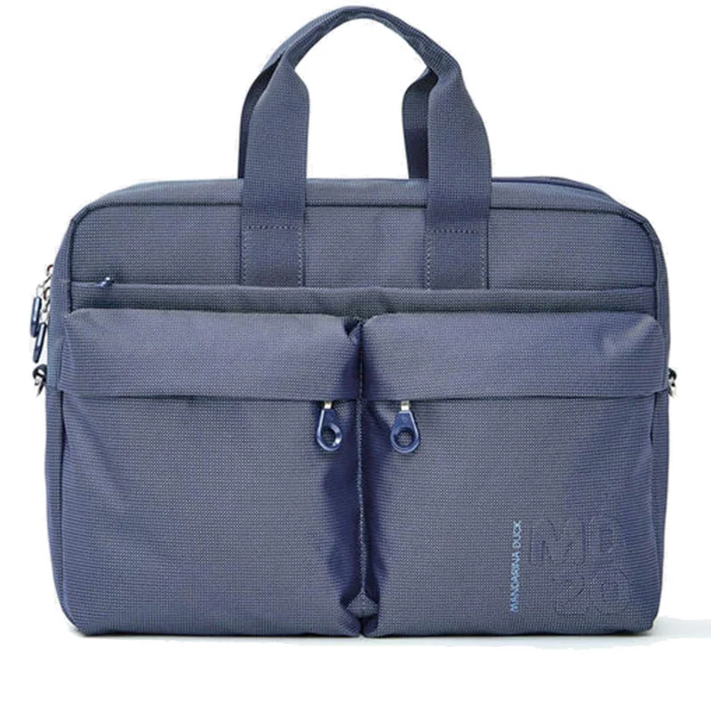Cartella MANDARINA DUCK in Tessuto con Porta Pc 15,6" Linea MD20 Colore Deep Blue