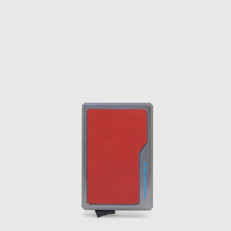 Portacarte uomo automatico MagSafe Arancio