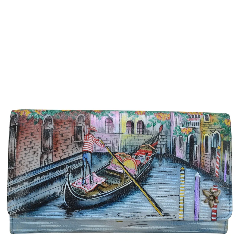 Portafoglio con patta a fisarmonica - 1112