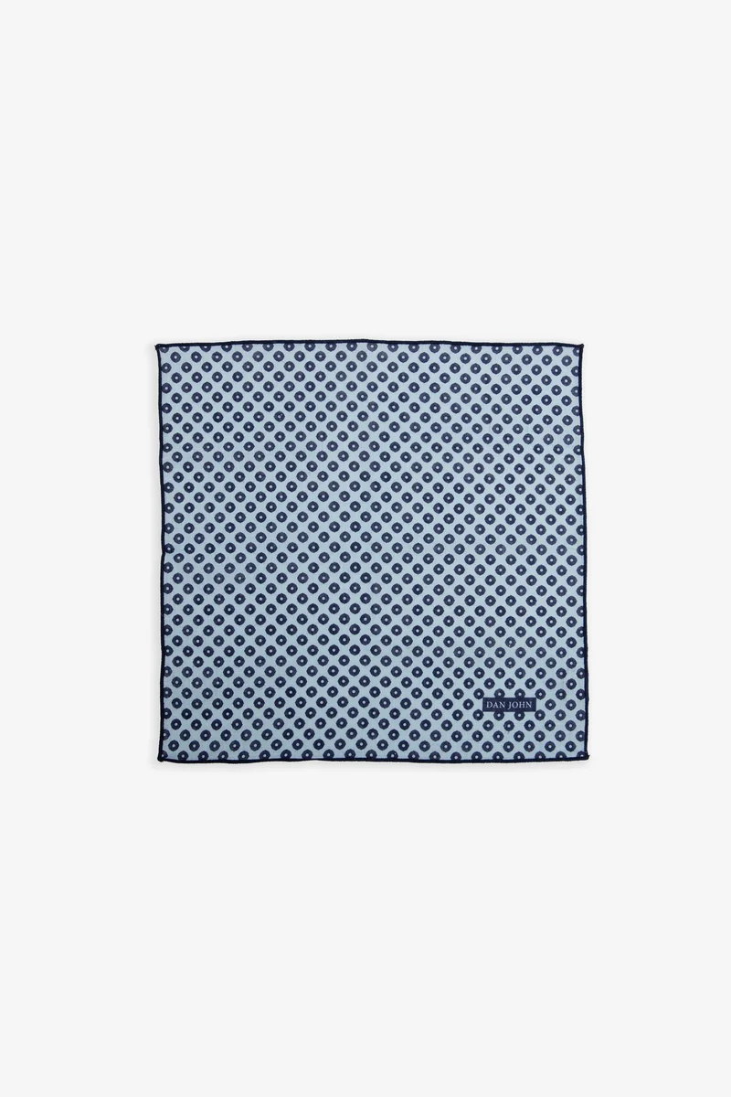 Pochette micro fantasia blu