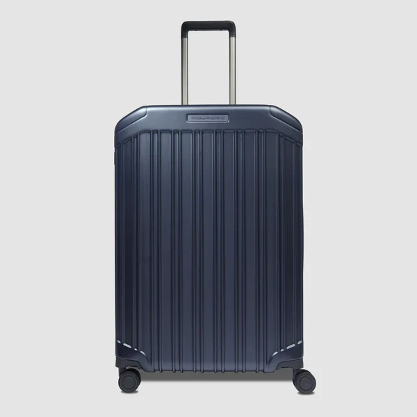 Trolley medio rigido espandibile a 4 ruote Blu Opaco