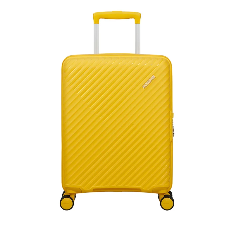 Trolley Cabina Rigido 4 Ruote AMERICAN TOURISTER linea Diablast colore Digital Yellow