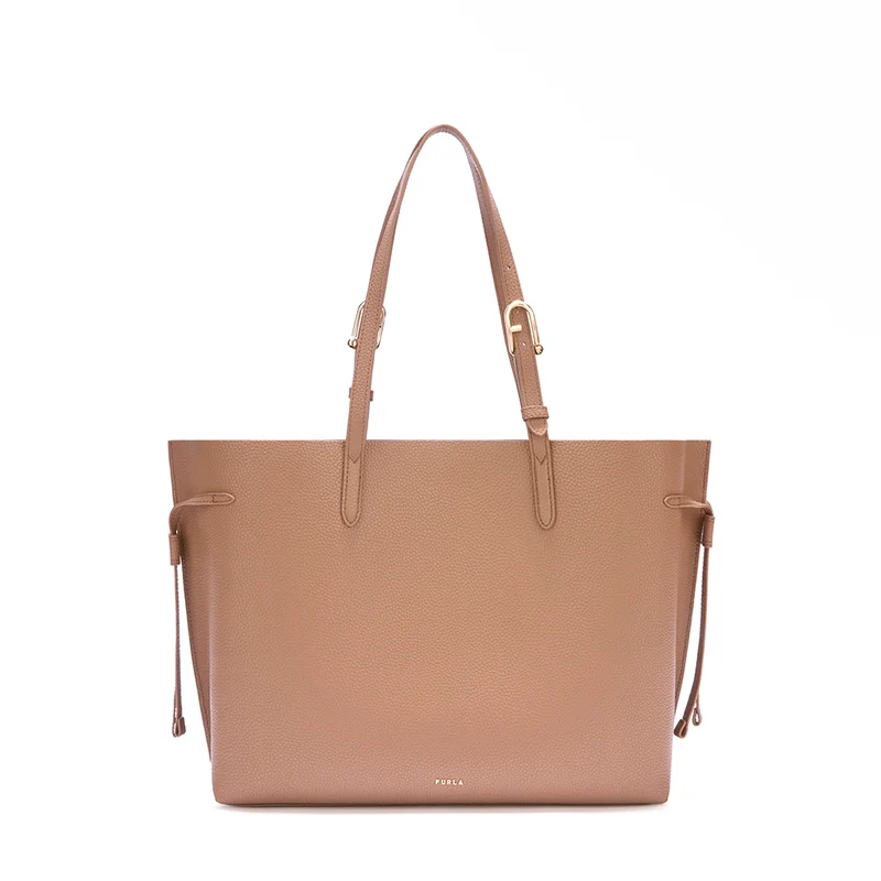 Furla Ava Borsa Shopping L Toffee Nero