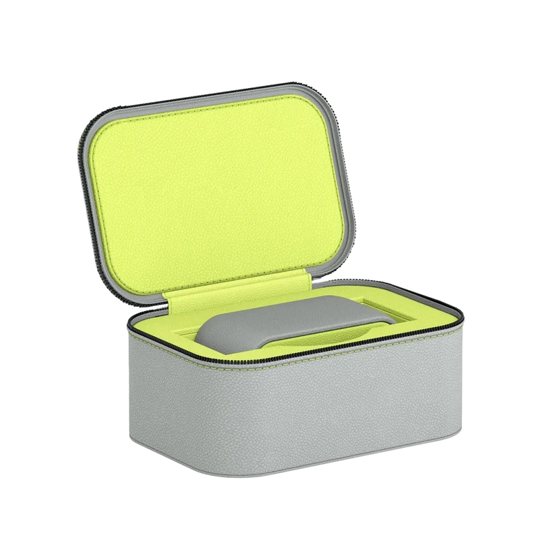 Viaggio 1 Pelle Grigio Perla/Verde Anice