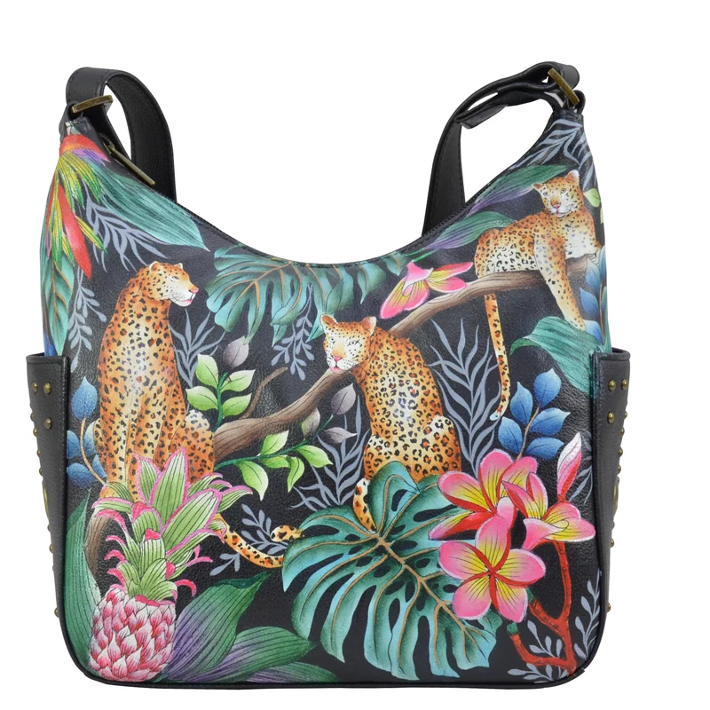 Hobo classico con tasche laterali borchiate - 433