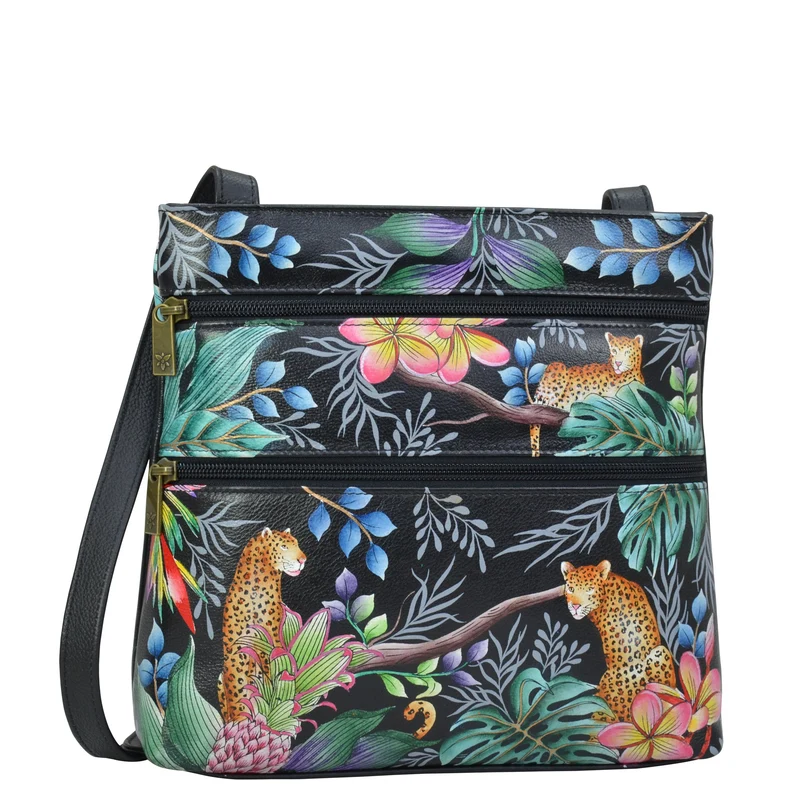 Borsa A Tracolla Media Con Doppia Zip Tasche - 447