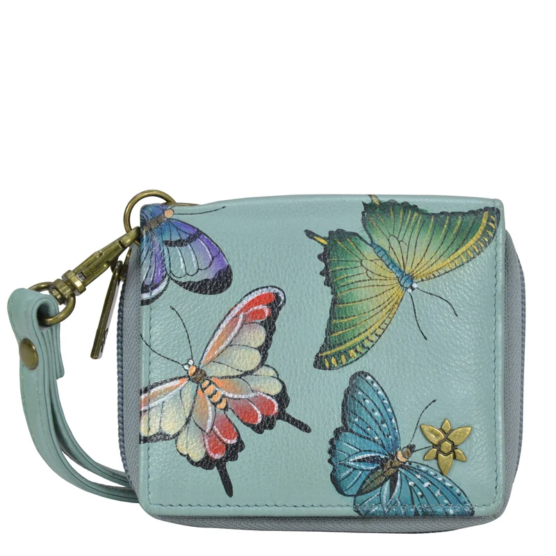 Portafoglio organizer piccolo con cerniera lampo - 1161