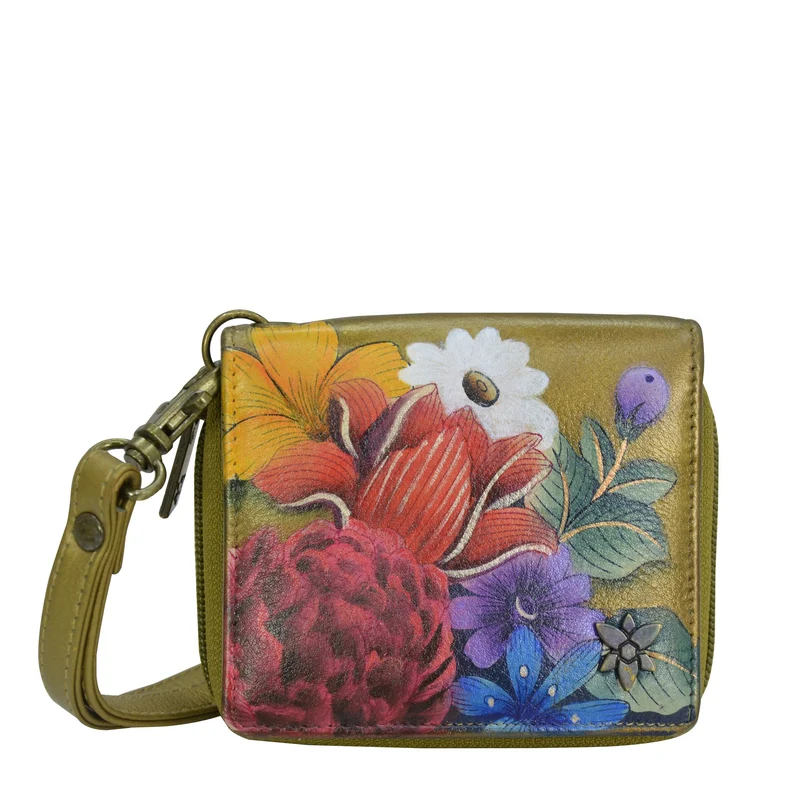 Portafoglio organizer piccolo con cerniera lampo - 1161