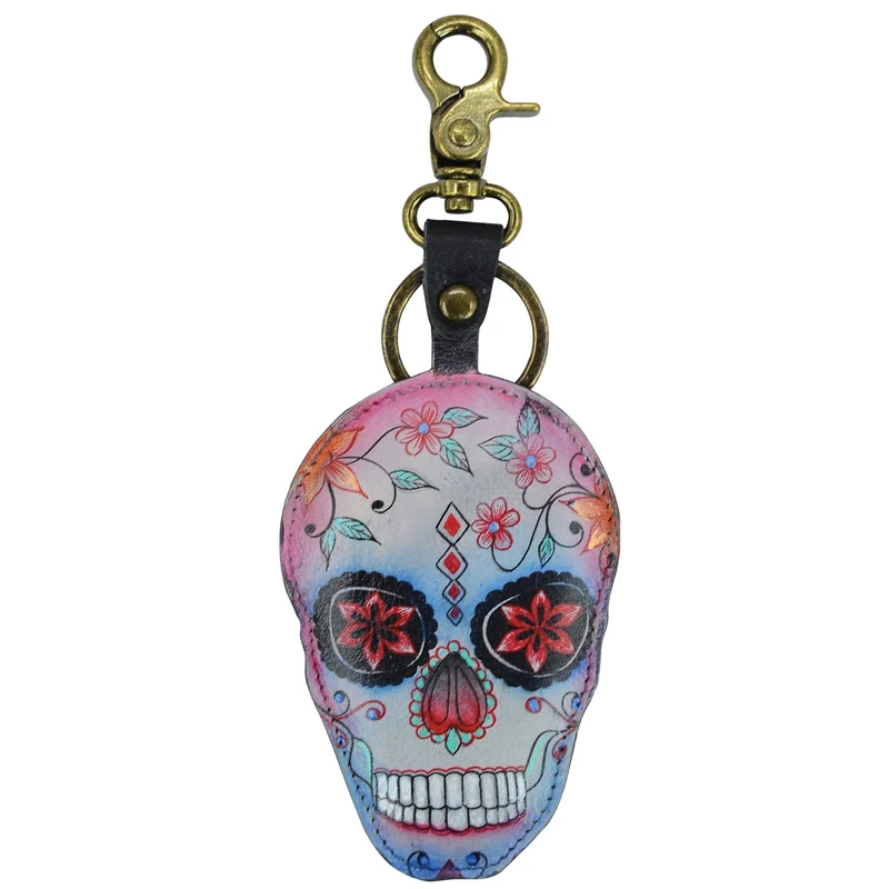 Charm da Borsa in Pelle Verniciata K0018 - Portachiavi