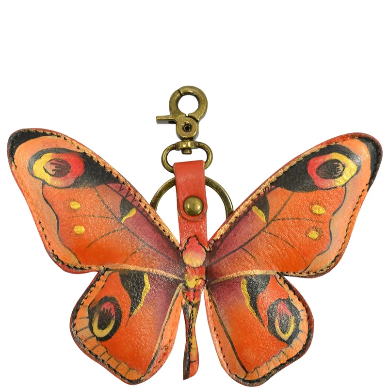 Charm da Borsa in Pelle Verniciata K0005 - Portachiavi