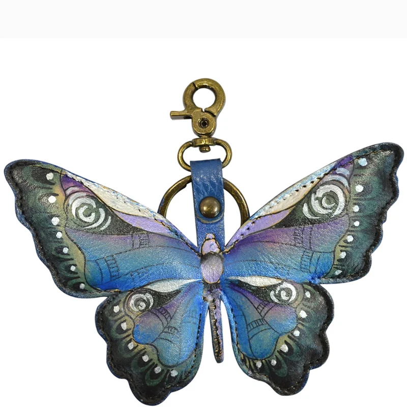 Charm da Borsa in Pelle Verniciata K0007 - Portachiavi