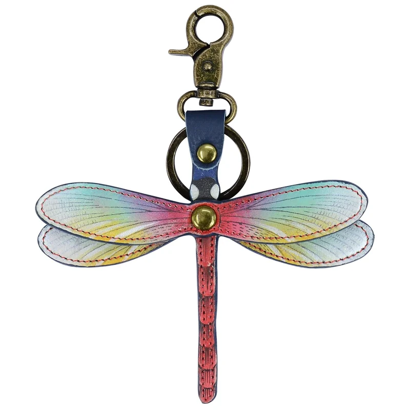 Charm da Borsa in Pelle Verniciata K0021 - Portachiavi