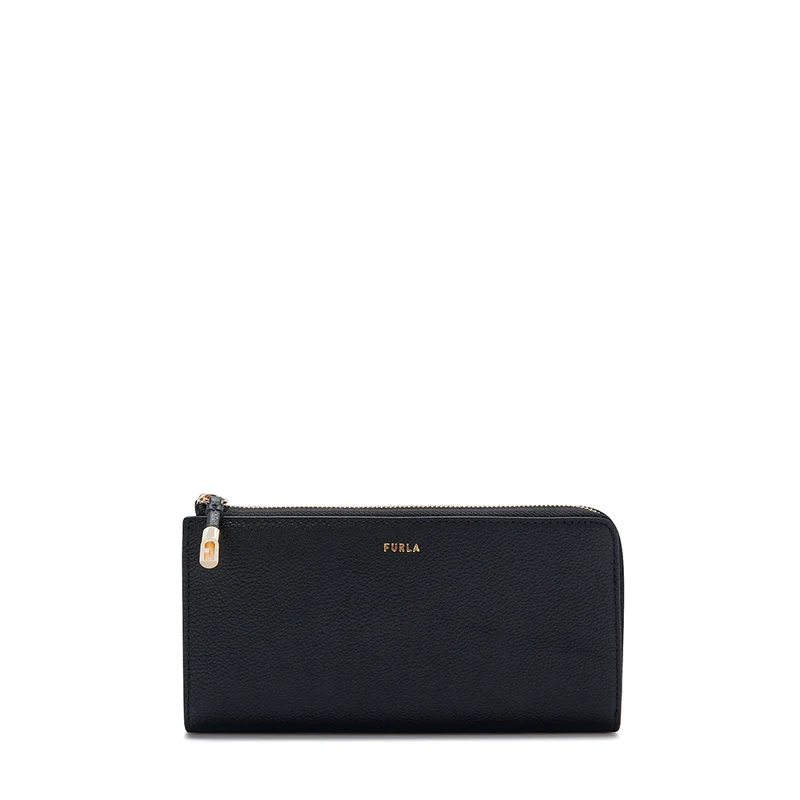 Furla Goccia Zip Around L Nero