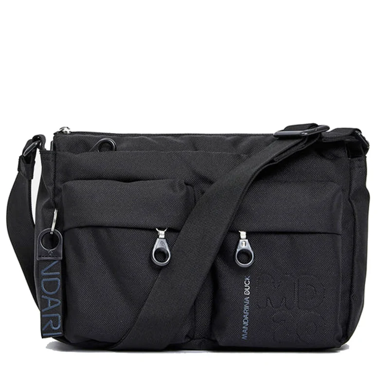 Borsa Donna a Tracolla MANDARINA DUCK in Tessuto Linea MD20 Colore Nero - P10QMTX5