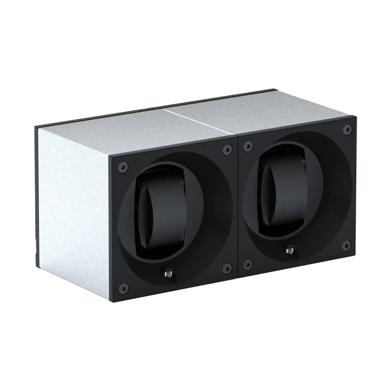 Masterbox 2 Orologi Alluminio Spazzolato