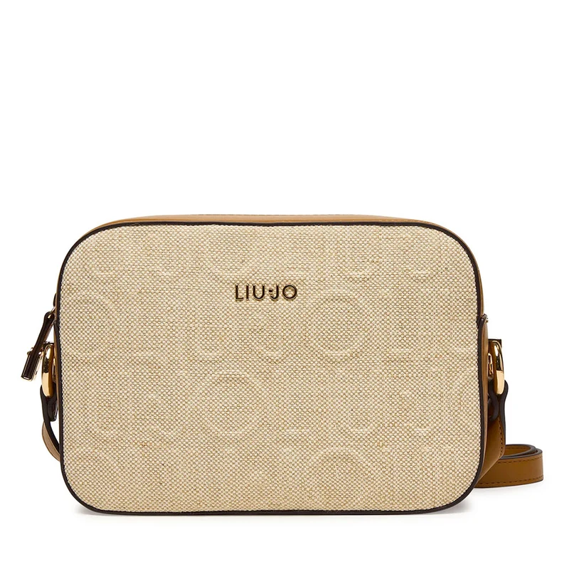 Borsa Donna a Tracolla Media LIU JO in Juta Beige