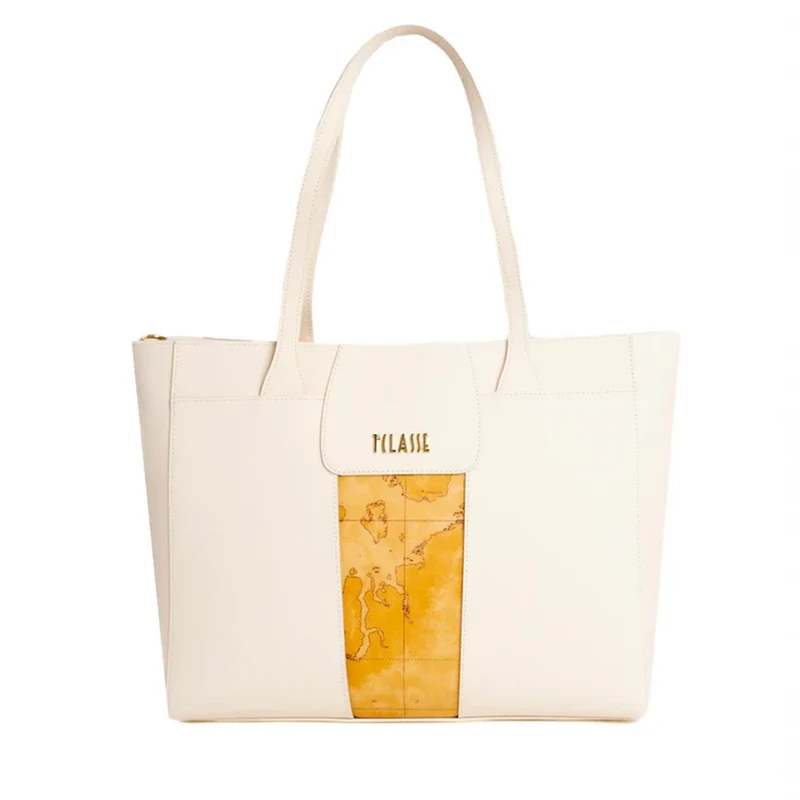Shopping Bag Donna 1A Classe Alviero Martini linea Bloom City Avorio LD27