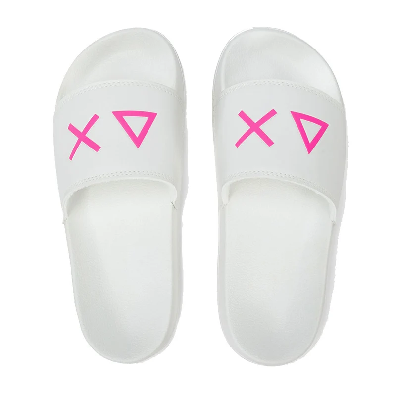 Ciabatte da Donna Sun68 Linea Slippers Logo Colore Bianco- X36210