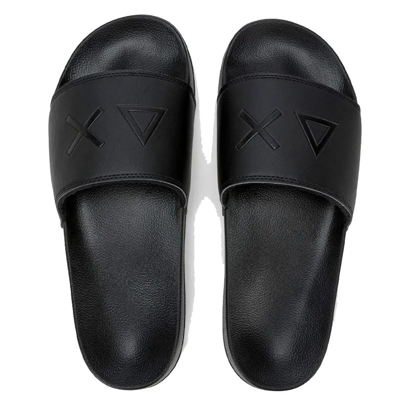 Ciabatte da Uomo Sun68 Linea Slippers Logo Colore Nero - X36110