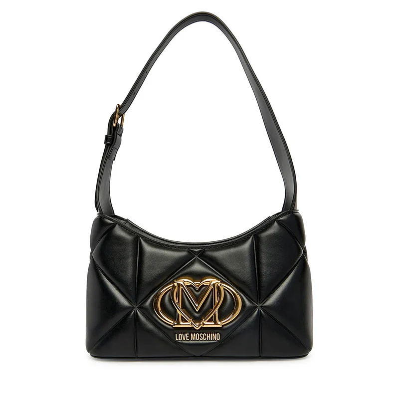 Borsa Donna Sottospalla LOVE MOSCHINO linea Embossed Nera