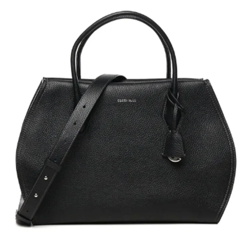 Borsa Donna a Mano COCCINELLE in Pelle Linea Lord colore Nero