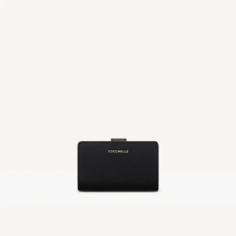 Portafoglio Metallic Soft Nero