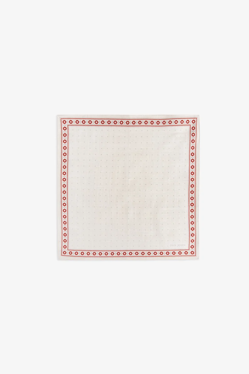 Pochette a pois panna