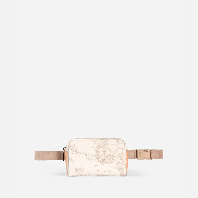 Geo White Marsupio con cintura a nastro Bianco