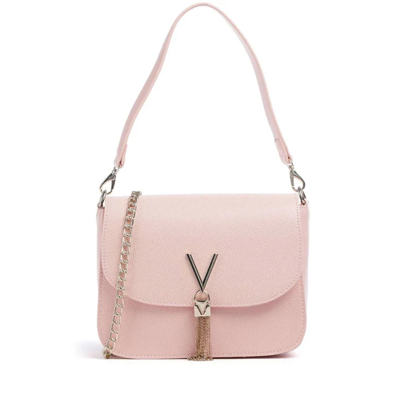 Borsa Donna a Spalla e Tracolla VALENTINO BAGS linea Divina Colore Cipria