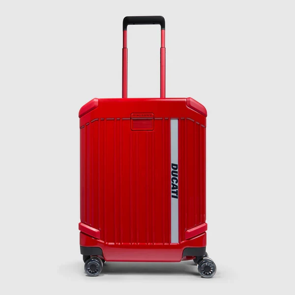 Trolley da cabina rigido 4 ruote Piquadro x Ducati Rosso