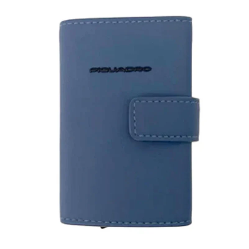 Portacarte PIQUADRO in Tessuto e Alluminio con RFID Colore Avio Linea Corner 2.0 - PP5649C2OWR
