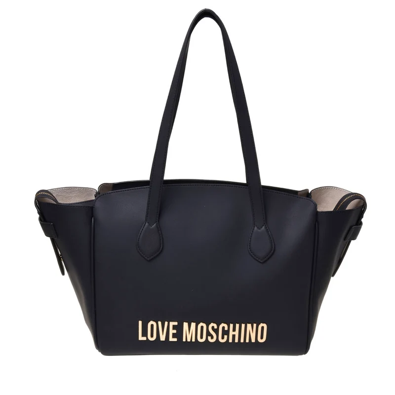 Shopping Bag Donna con Pochette LOVE MOSCHINO linea Bold Bag colore Nero