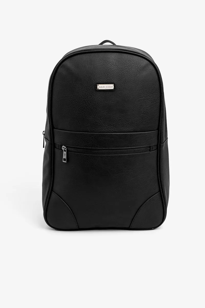 Zaino ecopelle nero