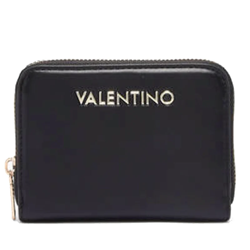 Portafoglio Donna VALENTINO BAGS Linea Clio Re Colore Nero Chiuso con Zip
