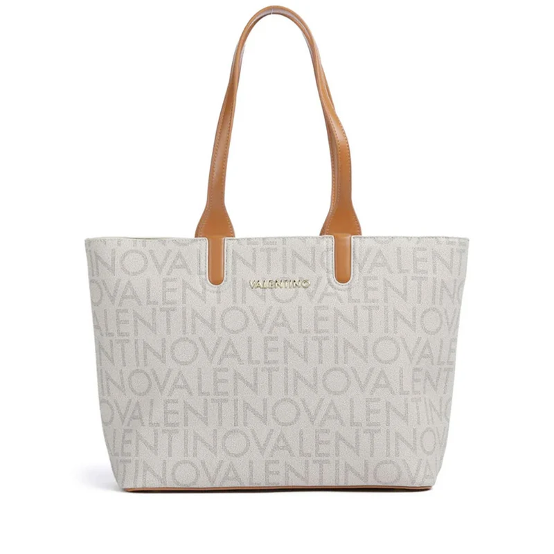 Borsa Donna Shopper a Spalla VALENTINO BAGS linea Regina Re Colore Beige - Naturale