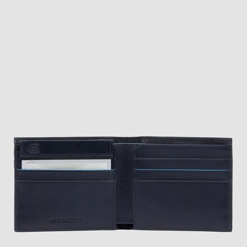 Portafoglio uomo in pelle Blu Notte