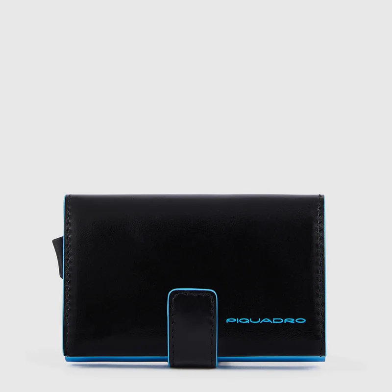 Portacarte di credito in metallo Nero