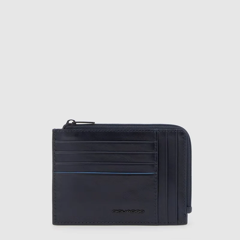 Porta monete con carte di credito B2 Revamp Blu