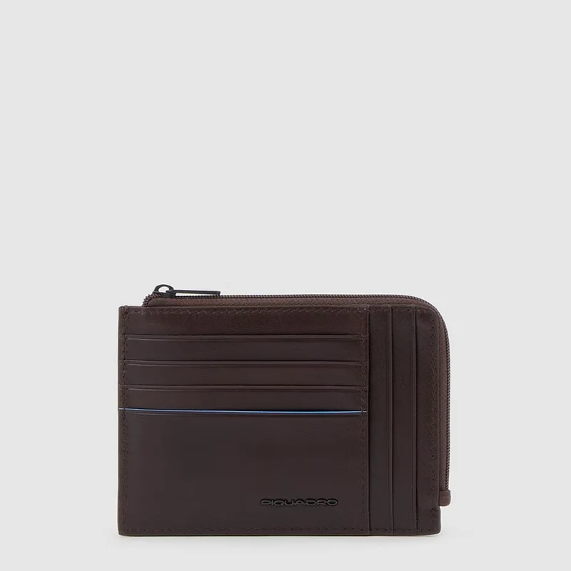 Porta monete con carte di credito B2 Revamp Mogano