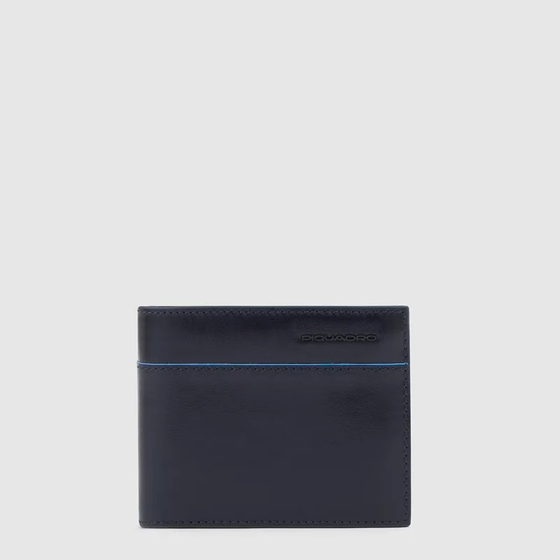 Portafoglio uomo con porta monete B2 Revamp Blu