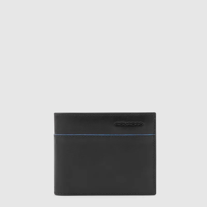 Portafoglio uomo con porta monete B2 Revamp Nero