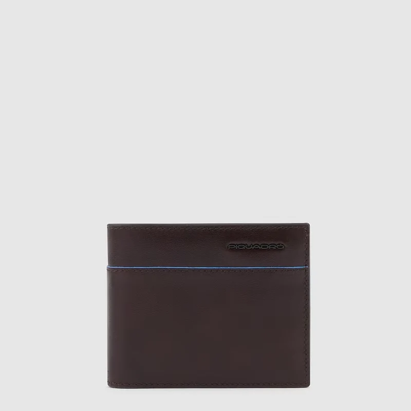 Portafoglio uomo con porta monete B2 Revamp Mogano