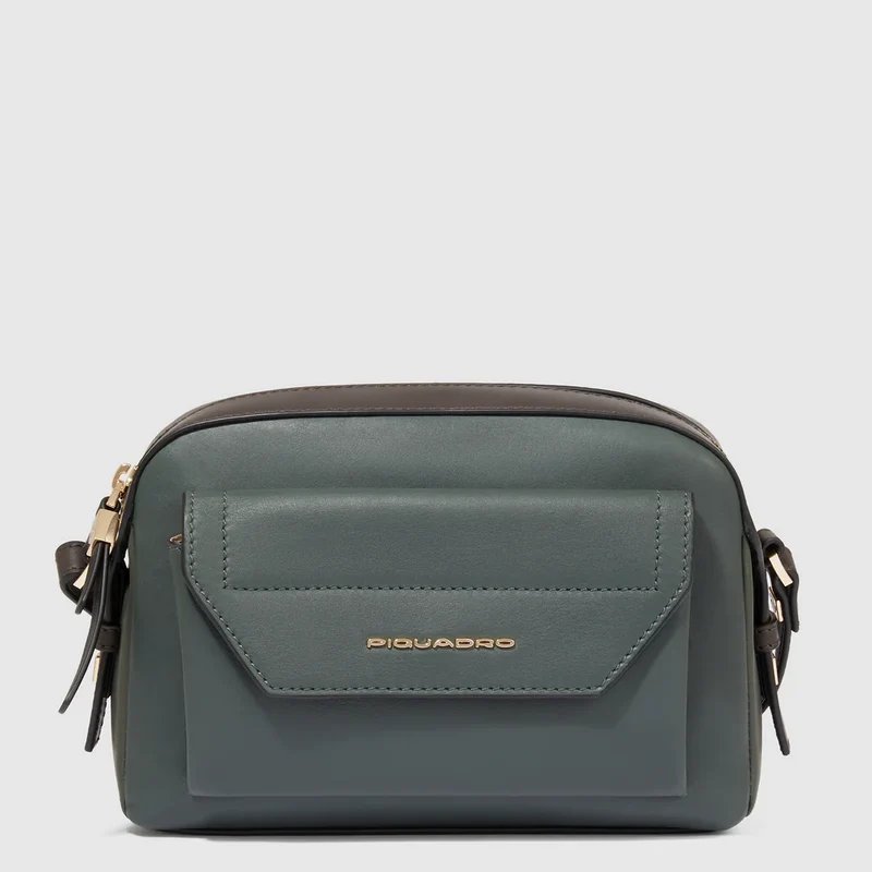 Tracolla piccola in pelle modello camera bag