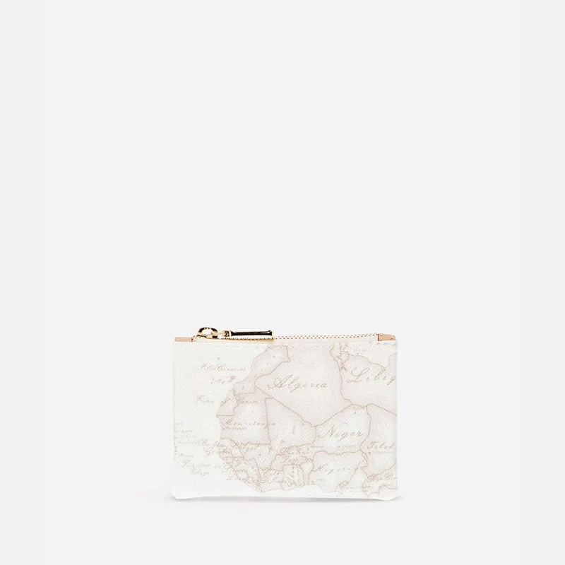 Geo White Pochette rettangolare bianca