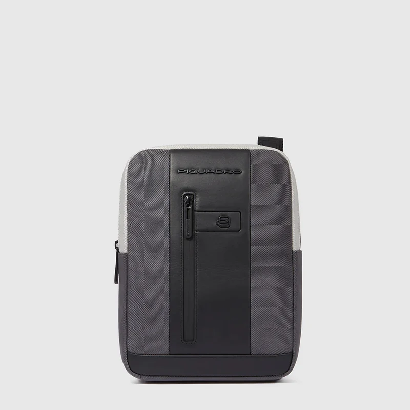 Borsello uomo porta Ipad Grigio Nero