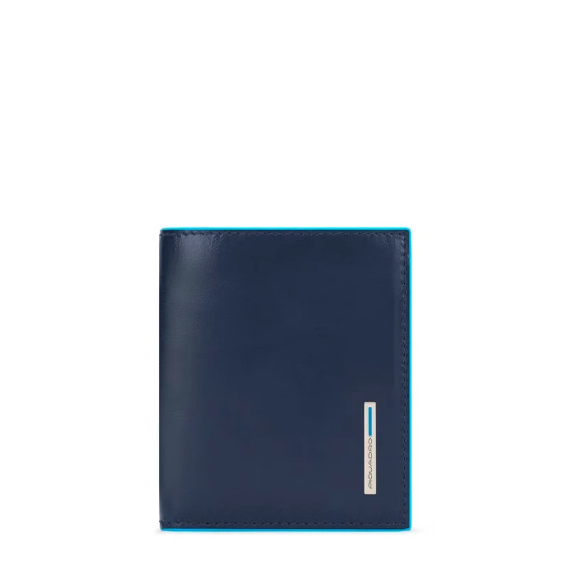 Portafoglio uomo verticale Blu