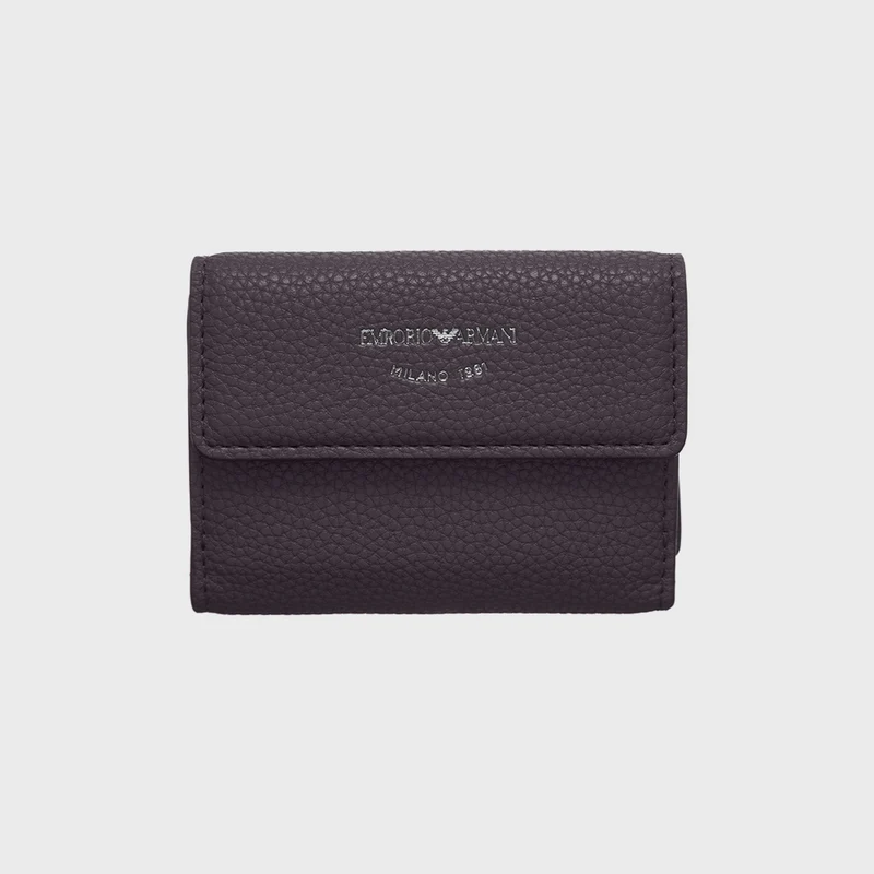 Portafoglio trifold MyEA stampa cervo Blu Navy
