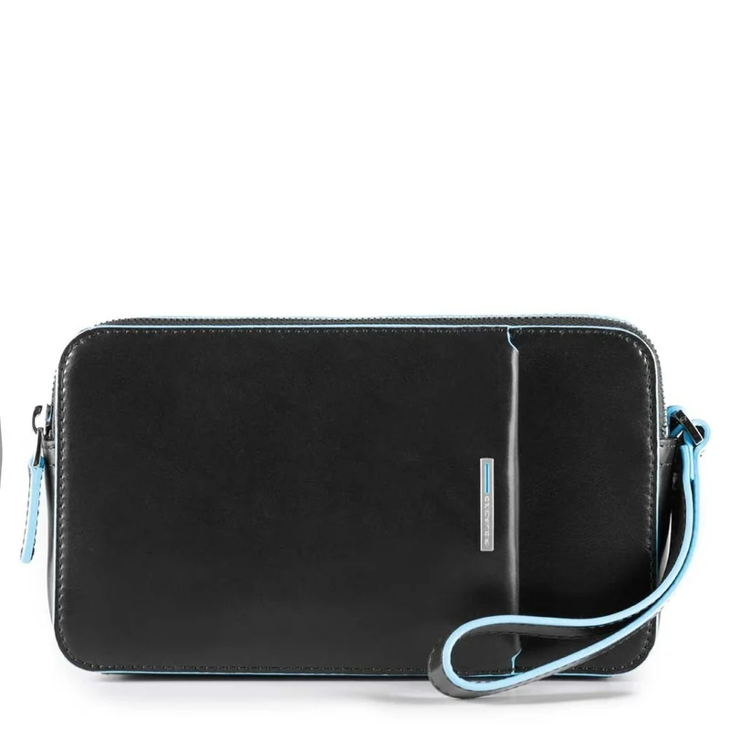 Pochette uomo con tasca frontale Stationery Nero